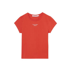 Calvin Klein dámské červené tričko - L (XL1)